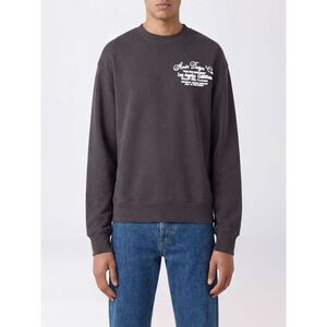 Amiri Men Embroidered Logo Cotton Sweatshirt Amiri With Dropped Shoulders